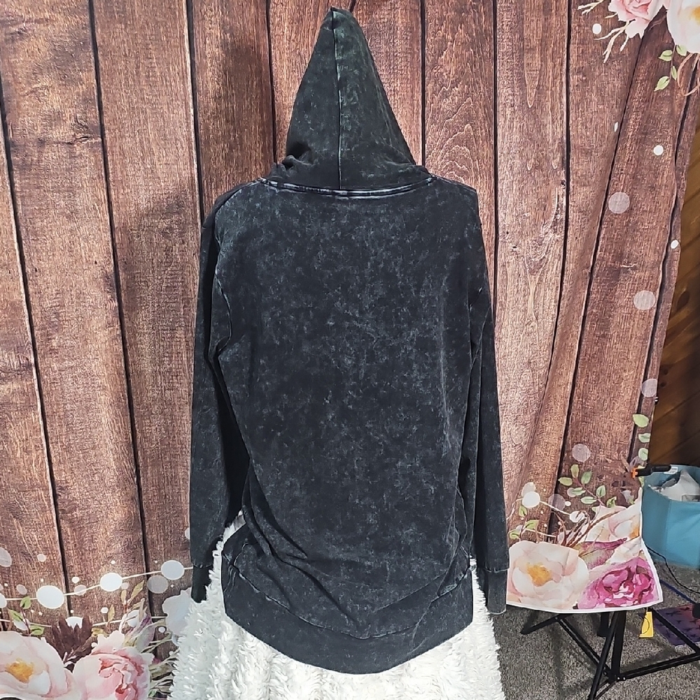 RUSH MINERAL WASHED HOODIE SZ. SM-LG - Picture 5 of 6